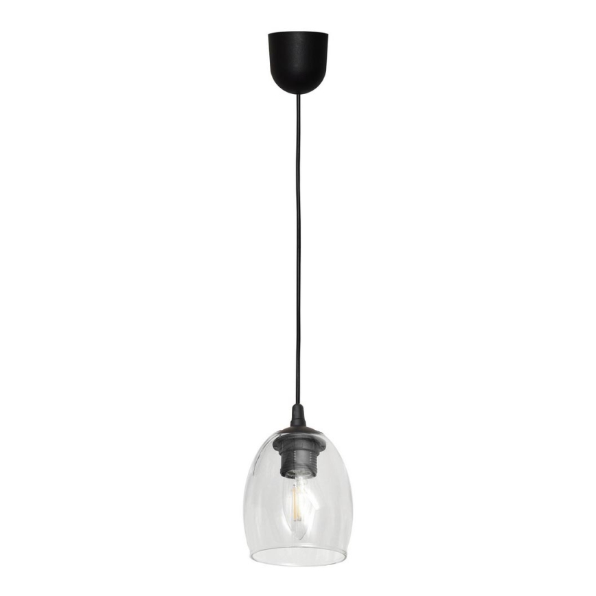 Lámpara colgante BRILLANT 1xE27/15W/230V transparente