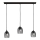 Lámpara colgante BRILLANT 3xE27/15W/230V gris