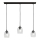 Lámpara colgante BRILLANT 3xE27/15W/230V transparente