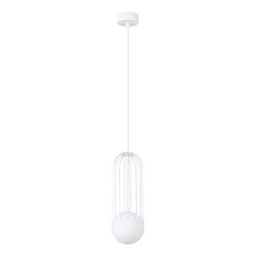 Lámpara colgante BRINA 1xG9/8W/230V blanco