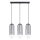 Lámpara colgante BRINA 3xG9/8W/230V negro