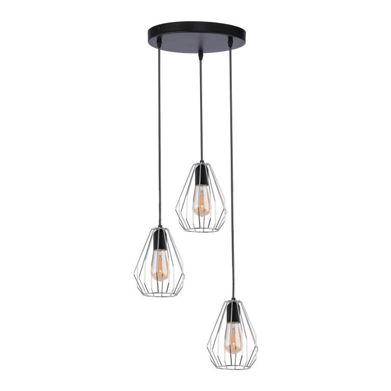 Lámpara colgante BRYLANT 3xE27/60W/230V diá. 47 cm