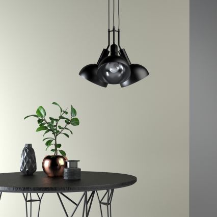 Lámpara colgante BUFFI 3xE27/60W/230V