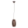 Lámpara colgante BURI 1xE27/15W/230V marrón