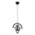 Lámpara colgante CABRIO 1xE14/10W/230V negro