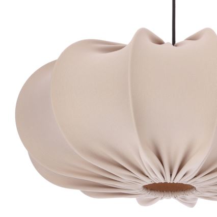 Lámpara colgante CAFEE 1xE27/40W/230V de 52 cm en color beige