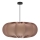 Lámpara colgante CAFEE 1xE27/40W/230V diámetro 52 cm marrón