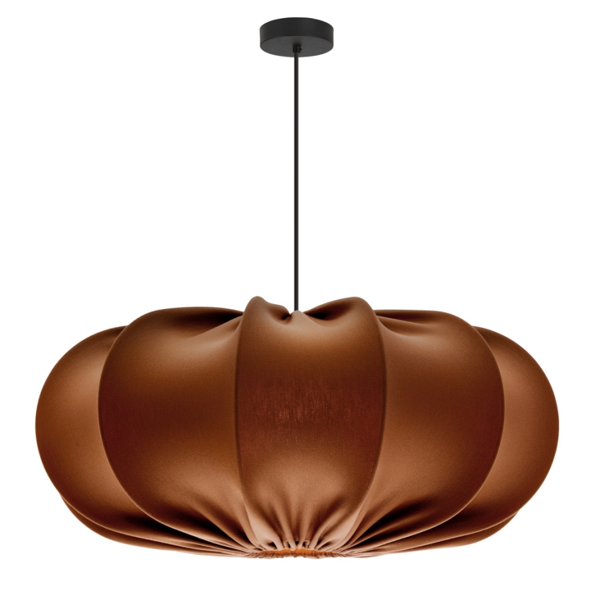 Lámpara colgante CAFEE 1xE27/40W/230V diámetro 52 cm marrón