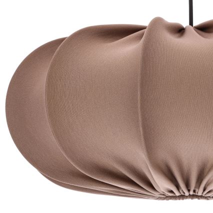 Lámpara colgante CAFEE 1xE27/40W/230V diámetro 52 cm marrón