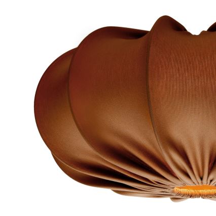 Lámpara colgante CAFEE 1xE27/40W/230V diámetro 52 cm marrón