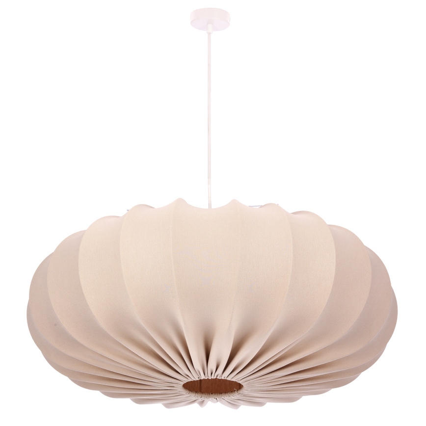 Lámpara colgante CAFEE 1xE27/40W/230V diámetro 66 cm beige