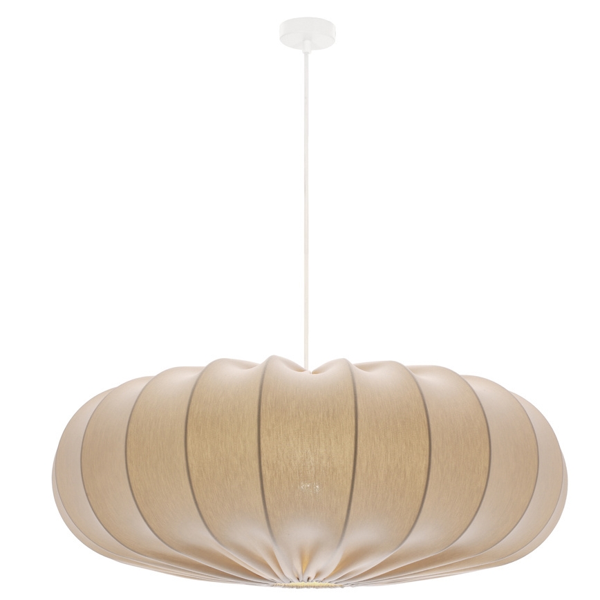 Lámpara colgante CAFEE 1xE27/40W/230V diámetro 66 cm beige
