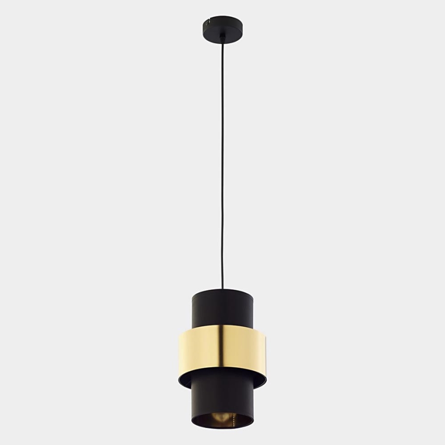 Lámpara colgante CALISTO 1xE27/15W/230V dorado/negro