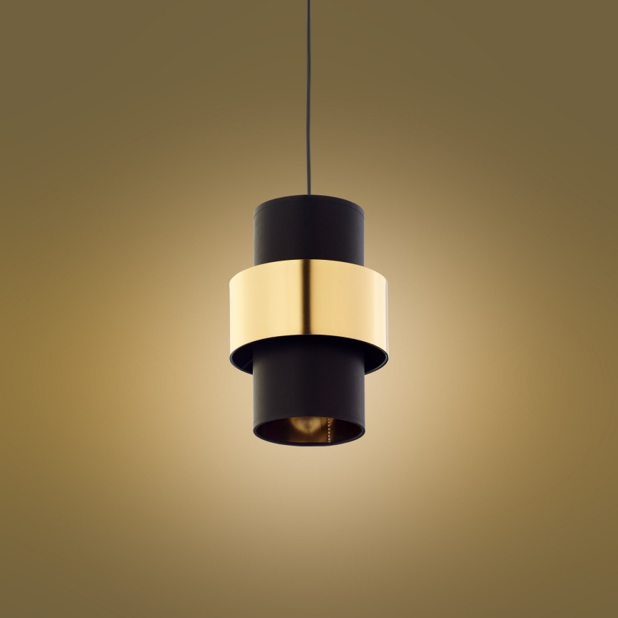 Lámpara colgante CALISTO 1xE27/15W/230V dorado/negro