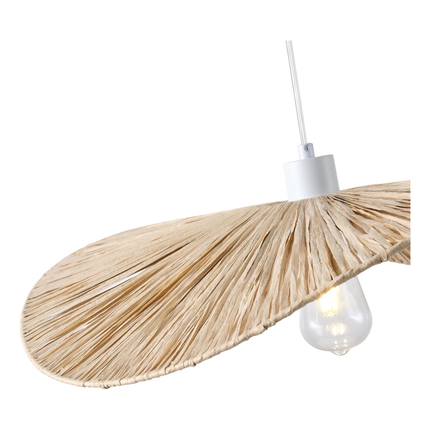 Lámpara colgante CALYPSO 1xE27/15W/230V diá. 55 cm bambú