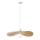 Lámpara colgante CALYPSO 1xE27/15W/230V diá. 55 cm bambú