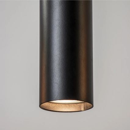 Lámpara colgante CALYPSO 2xGU10/60W/230V + 3xE27/60W negro/dorado