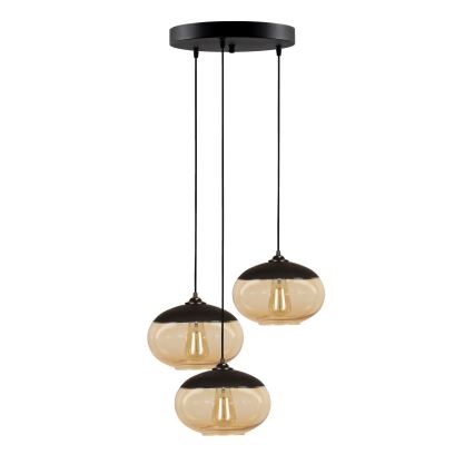 Lámpara colgante CAMINI 3xE27/40W/230V