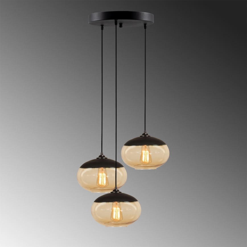 Lámpara colgante CAMINI 3xE27/40W/230V