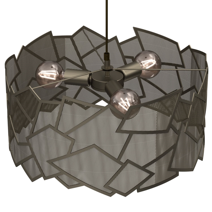 Lámpara colgante CAMO 3xE27/15W/230V dorado
