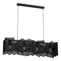 Lámpara colgante CAMO 4xE27/15W/230V negro