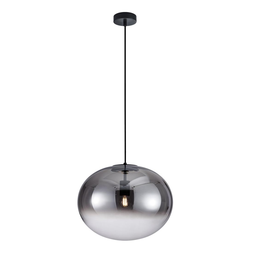 Lámpara colgante CAMPANIA 1xE27/60W/230V negro