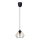Lámpara colgante CEED GOLD 1xE27/60W/230V diá. 17,5 cm negro/dorado