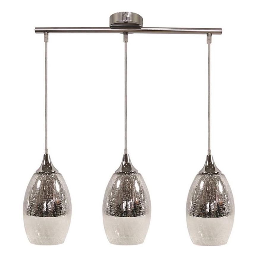 Lámpara colgante CELIA 3xE27/60W/230V