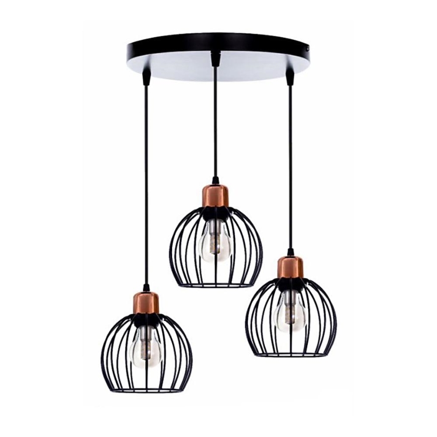 Lámpara colgante CELTA 3xE27/40W/230V