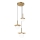 Lámpara colgante CHITA con cable, 3xG9/5W/230V, acabado dorado