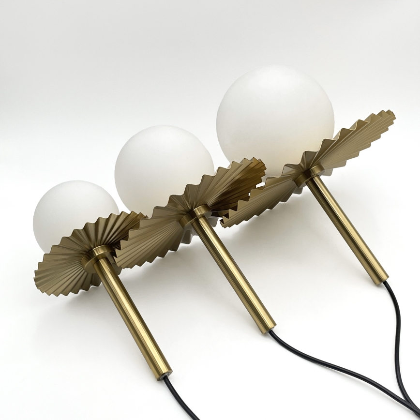 Lámpara colgante CHITA con cable, 3xG9/5W/230V, acabado dorado
