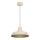Lámpara colgante CLASS 1xE27/15W/230V beige