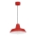 Lámpara colgante CLASS 1xE27/15W/230V rojo