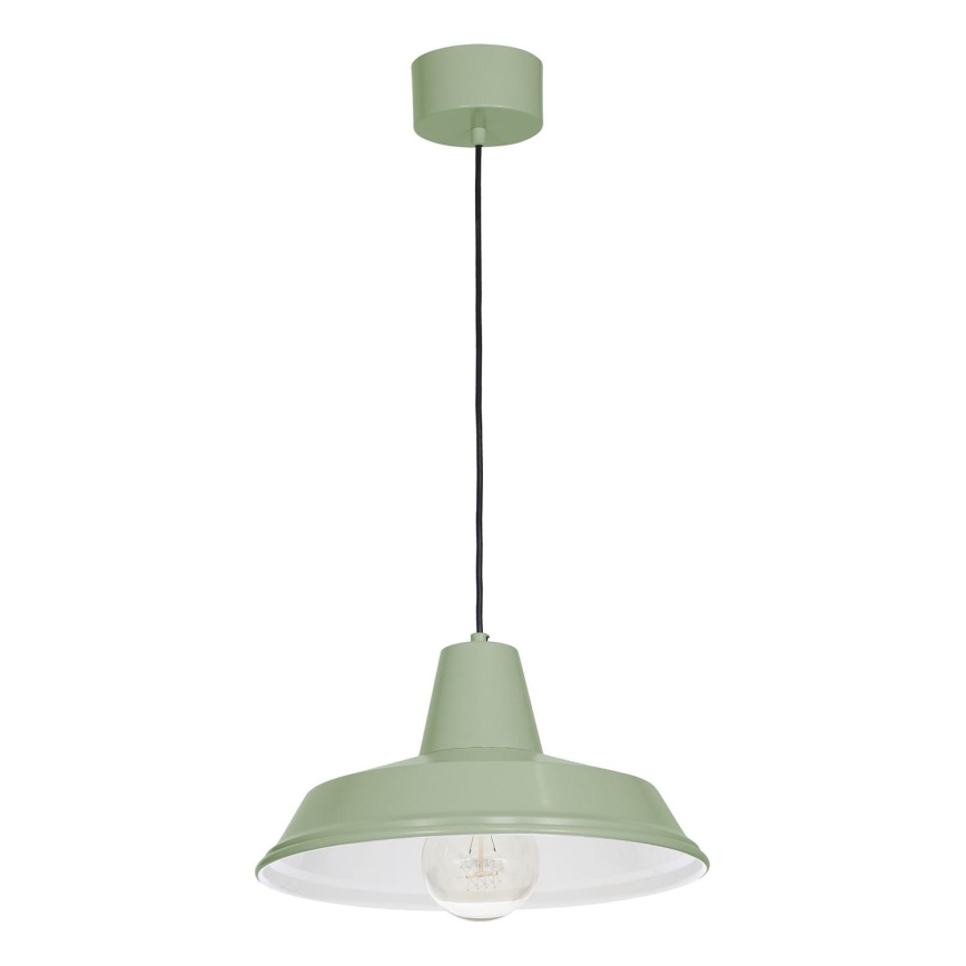 Lámpara colgante CLASS 1xE27/15W/230V Verde