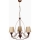 Lámpara colgante CLASSIC 3xE14/40W/230V bronce/beige