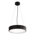 Lámpara colgante CLEO 3xE27/24W/230V diá. 40 cm negro