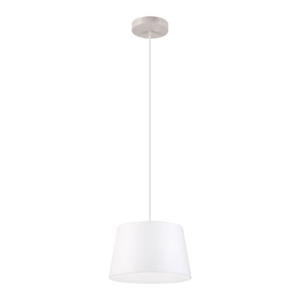 Lámpara colgante con cable AIDA 1xE27/60W/230V, diámetro 25 cm, roble/blanco