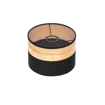 Lámpara colgante con cable ALBA 3xE27/15W/230V negro/marrón