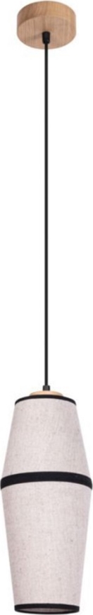 Lámpara colgante con cable AMIGO 1xE27/25W/230V roble