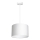 Lámpara colgante con cable ARDEN 1xE27/60W/230V diámetro 25 cm blanca