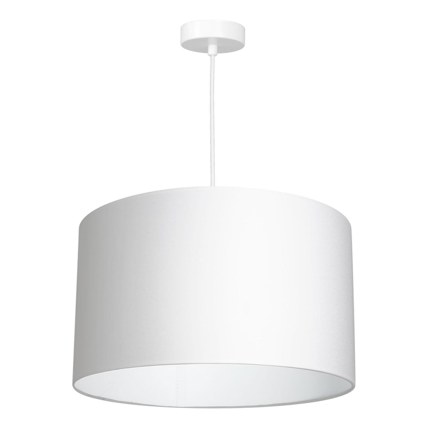 Lámpara colgante con cable ARDEN 1xE27/60W/230V diámetro 40 cm blanca
