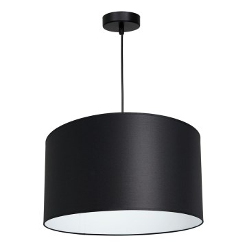 Lámpara colgante con cable ARDEN 1xE27/60W/230V diámetro 40 cm negro/blanco