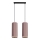 Lámpara colgante con cable AVALO 2xE27/60W/230V rosa/cobre