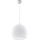 Lámpara colgante con cable BALL 1xE27/15W/230V, Ø 30 cm, blanca