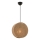 Lámpara colgante con cable BIG DRUM 1xE27/60W/230V marrón