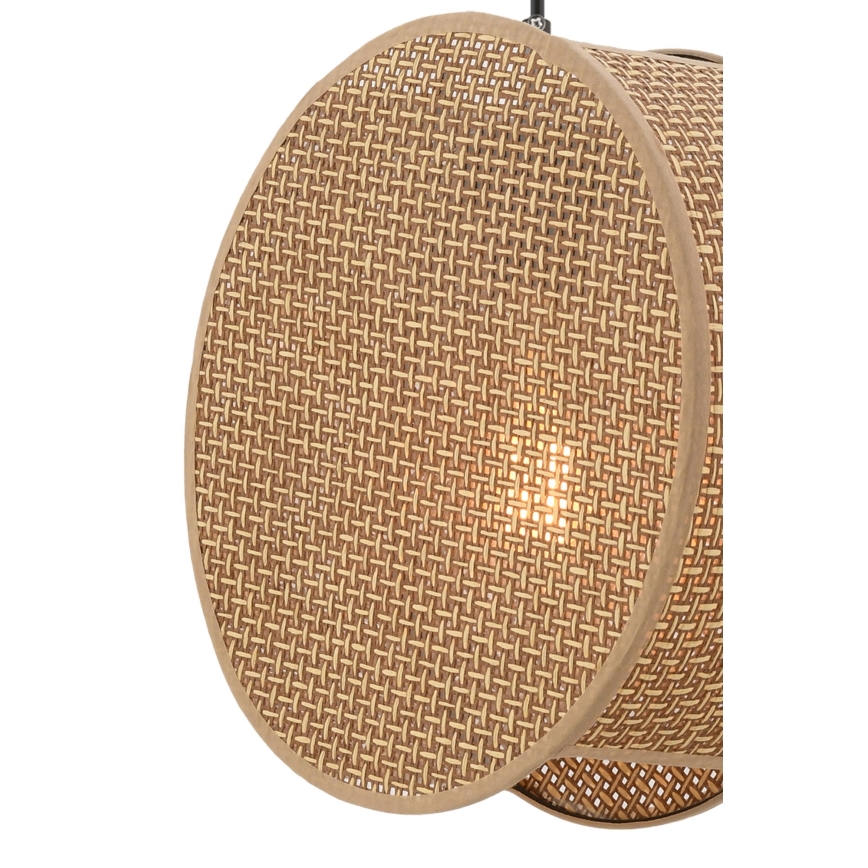 Lámpara colgante con cable BIG DRUM 1xE27/60W/230V marrón
