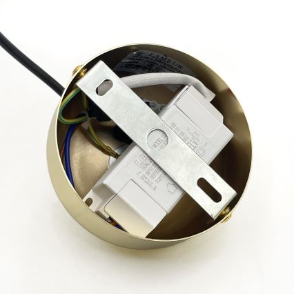 Lámpara colgante con cable BONNIE LED/15W/230V 3000K dorada