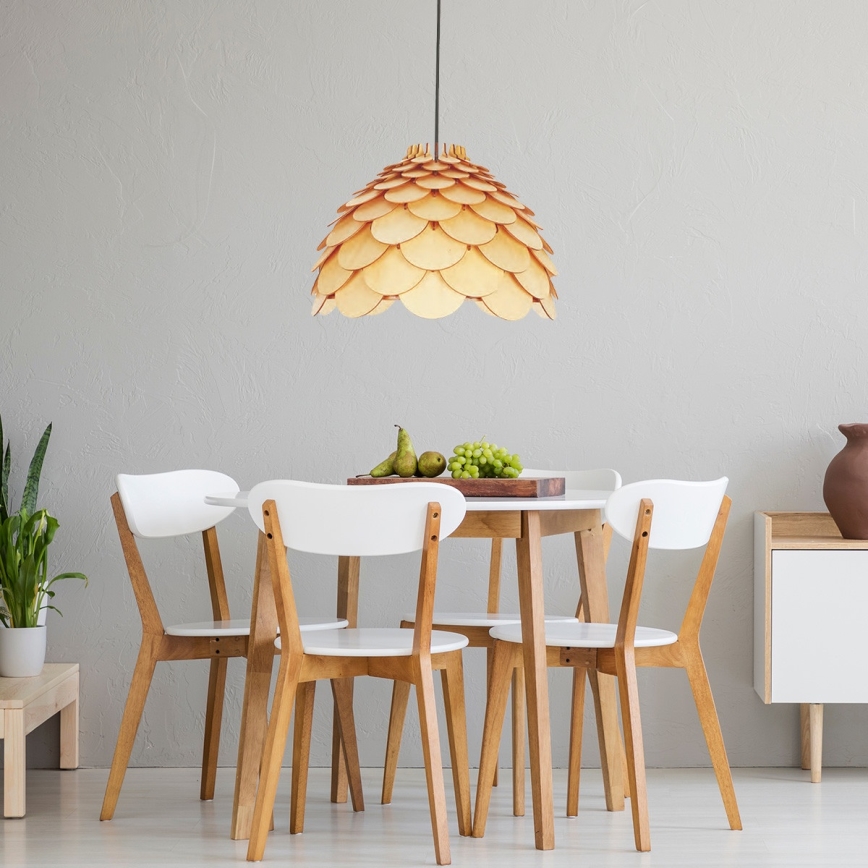 Lámpara colgante con cable BURGO 1xE27/60W/230V Ø 35 cm