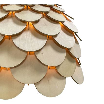 Lámpara colgante con cable BURGO 1xE27/60W/230V Ø 35 cm