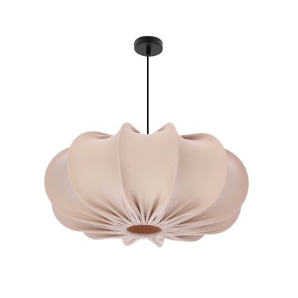 Lámpara colgante con cable CAFEE 1xE27/40W/230V, diámetro 52 cm, beige